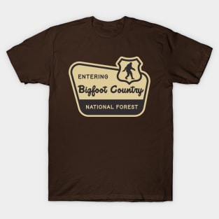 Bigfoot Country National Park T-Shirt